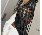 African hair braiding style by The Sister's African Hair Braiding